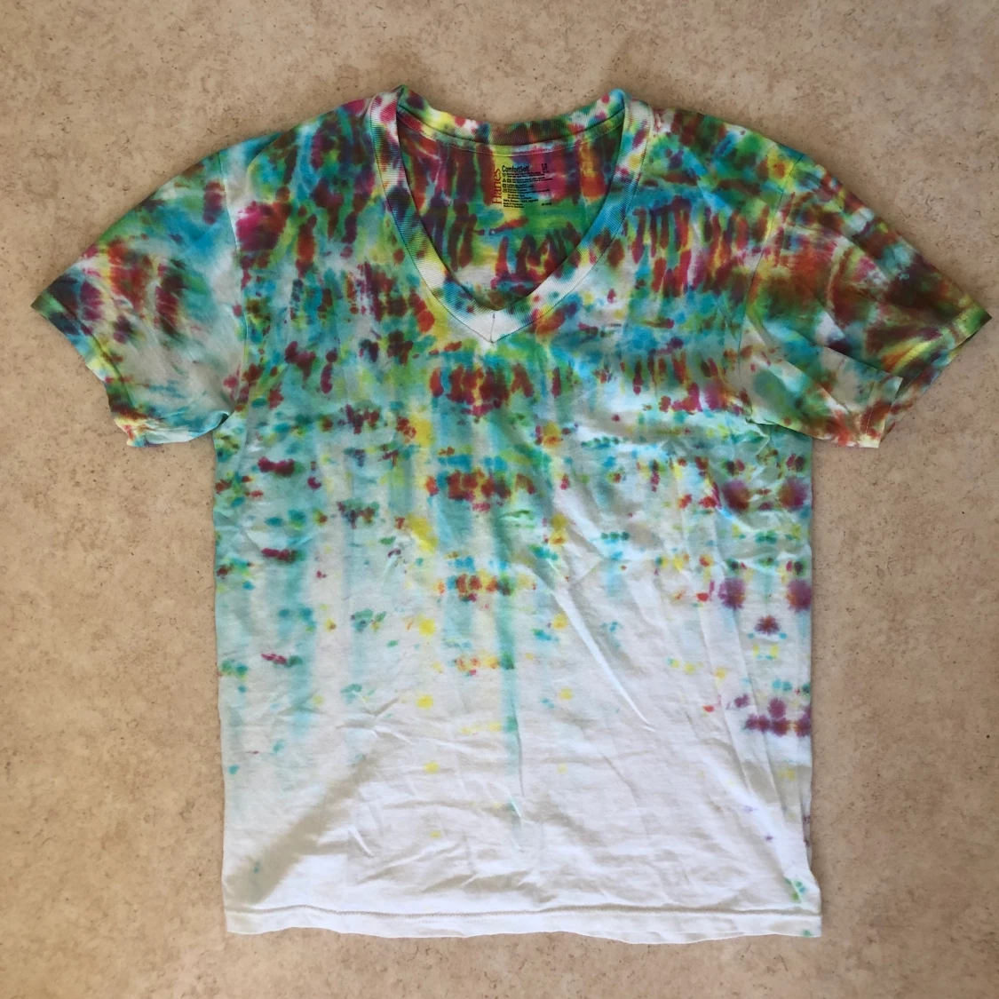 Batikmönstrad T-shirt  - 90