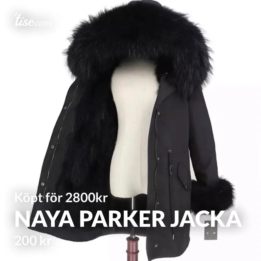 säljer min Jasmine parker jacka i modellen Naya. Köpte denna i vintras men har inte kommit till användning! Storleken kan justeras men skulle säga mellan S/M. Buda ifrån 900kr (Äkta päls) . Jackor.