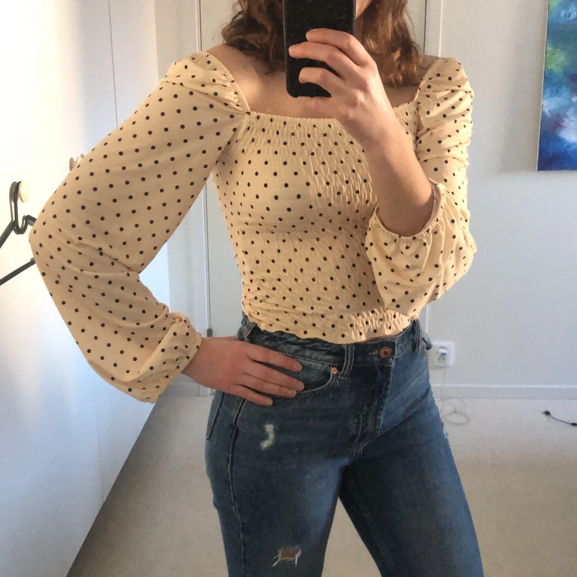 Gul topp Gina Tricot - 90