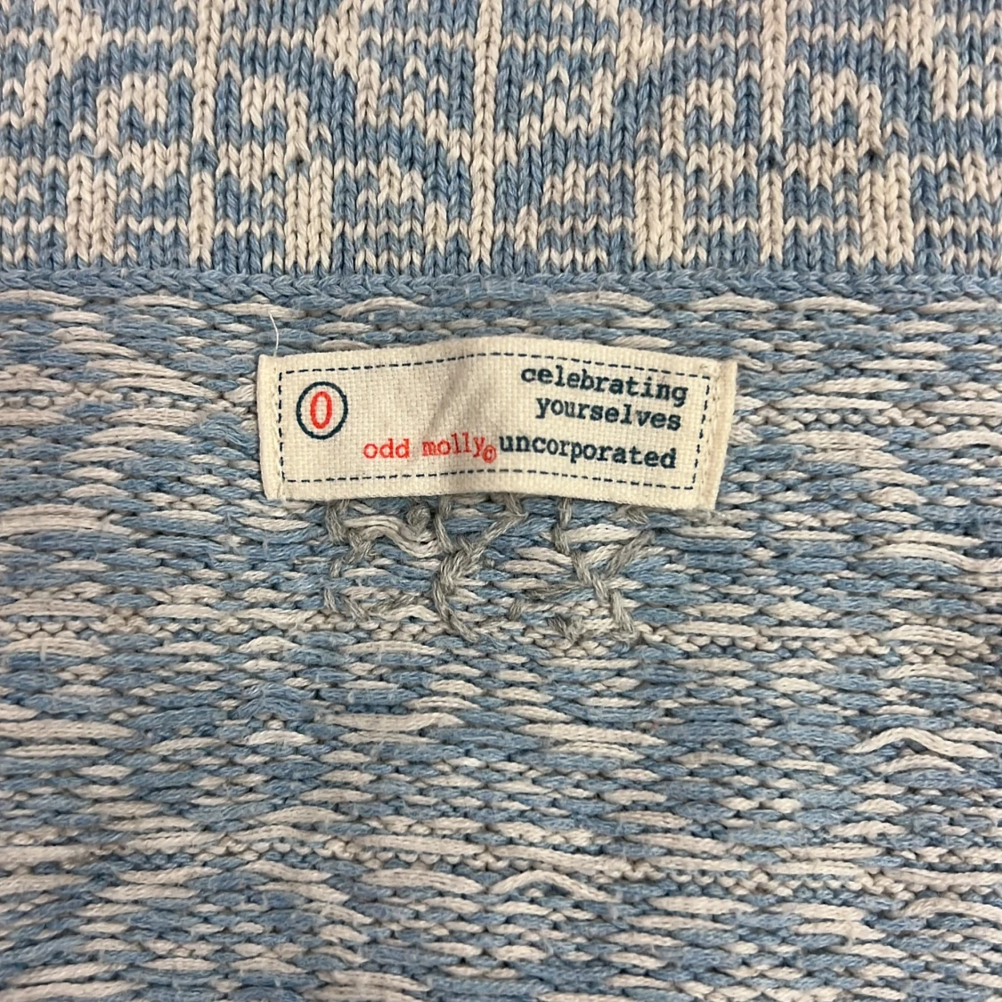 Odd Molly kofta Blå/vit - 91