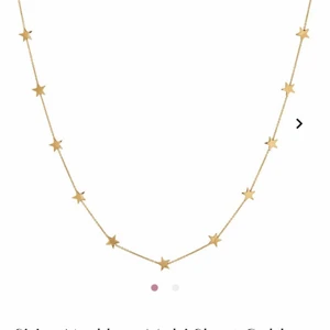 Halsband  - Säljer mitt fina halsband med stjärnor i guld. Använt ett fåtal gånger. Nypris 399. Hör av er vid frågor eller fler bilder. Frakt tillkommer 📦💗