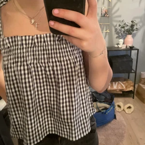 Rutig Topp - Så gullig rutig topp strl M