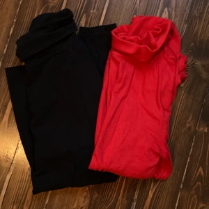 Polotröjor  - Svart: strl S Röd: strl M men passar mig som har S. Säljer båda för 80 kr tsm eller 45kr för en. Båda är i nyskick. 