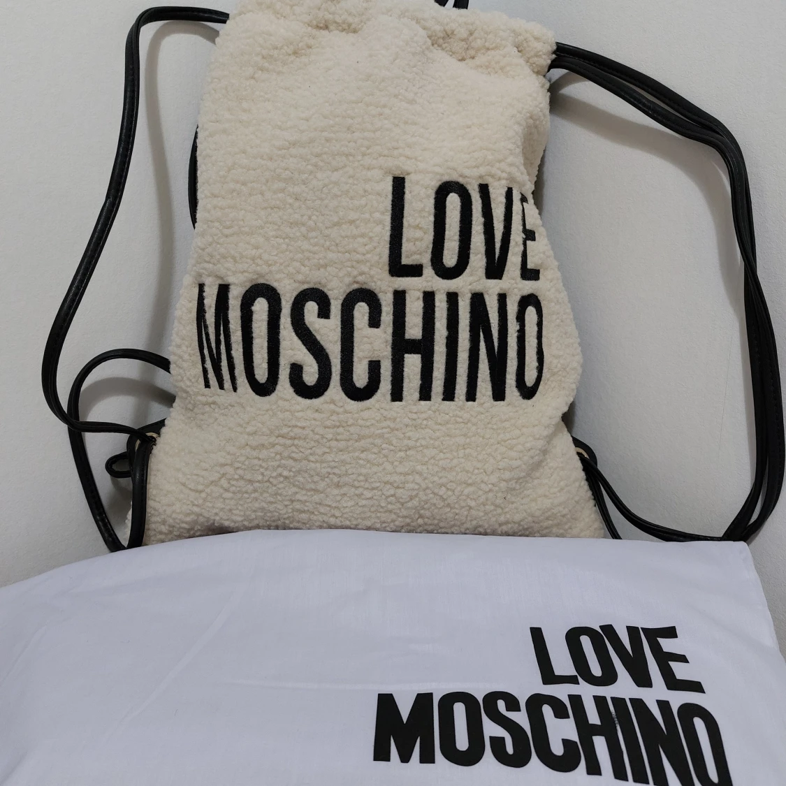 Äkta Love Moschino ryggsäck