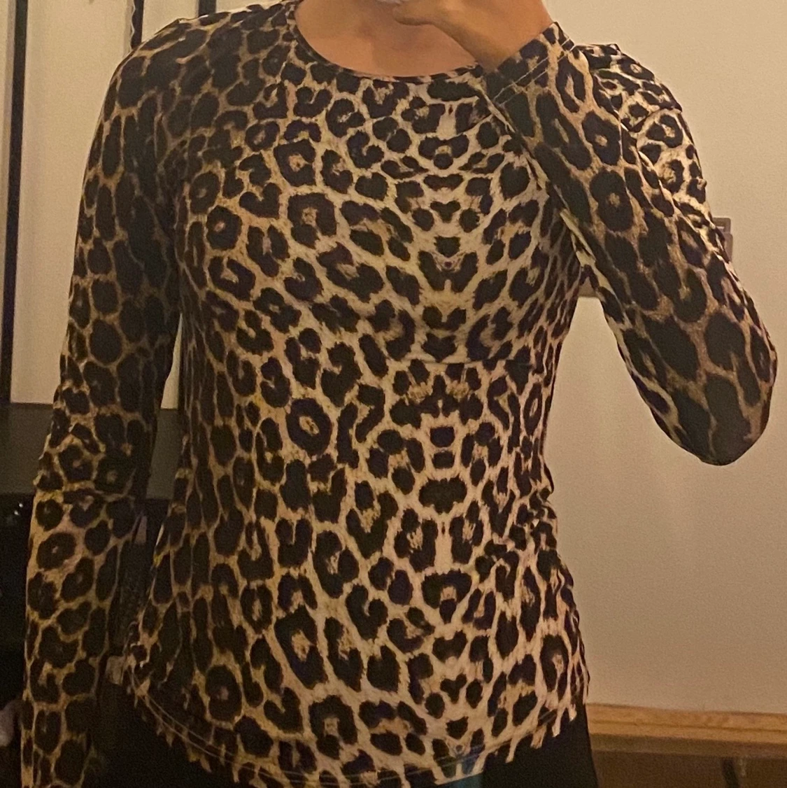 Leopardmönstrad tröja  - 90