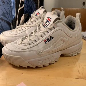 FILA skor, storlek 41 - Ett halv år gamla FILA skor, köpte dem men blev inte av att jag andvände dem mer än bara några gånger. Säljer nu eftersom dem bara ligger i garderoben.