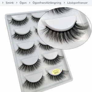 Fyndiq lösögonfransar 806 - Helt nya och oanvända fransar i 5 set. Säljer då jag redan har massor av fransar, och använder inte den ”modellen”. Nypris 118kr, mitt pris 50kr. Fri frakt!❤️❤️