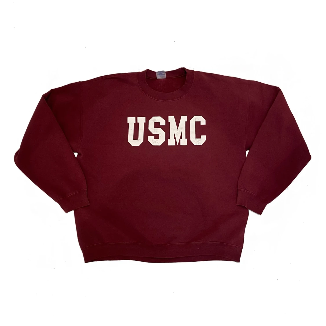 Vintage vinröd sweater - 90