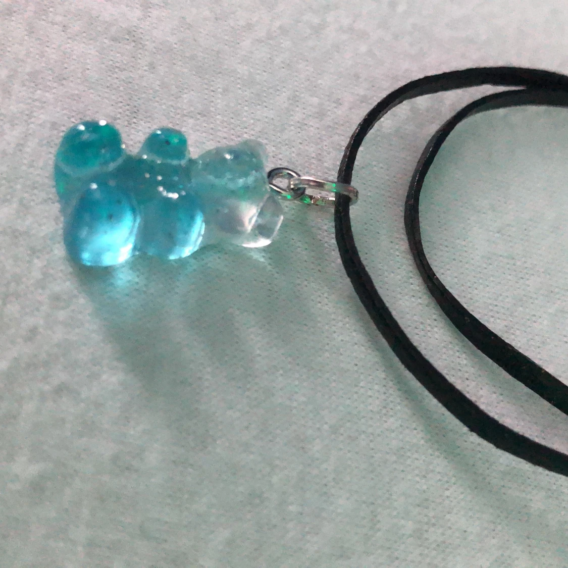 Blå gummibjörns armband  - 91