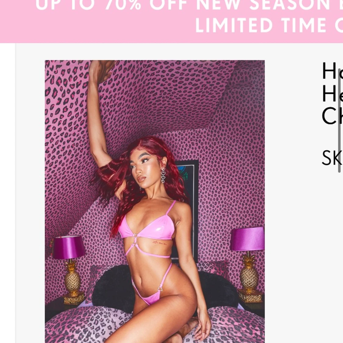 Oanvända bh + trosor  - 90