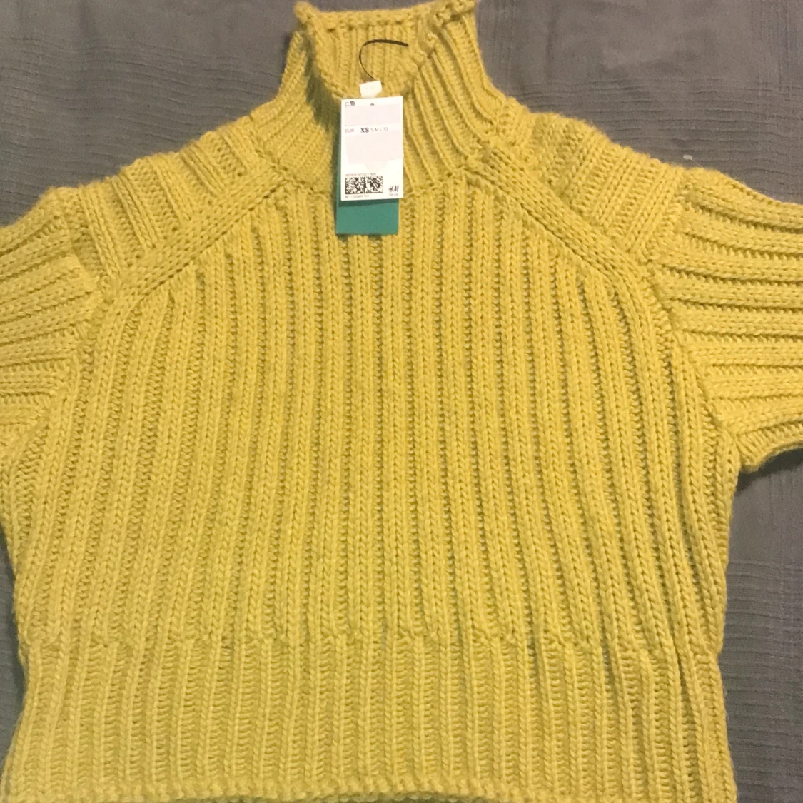 Långärmad stickad tröja storlek XS - 90