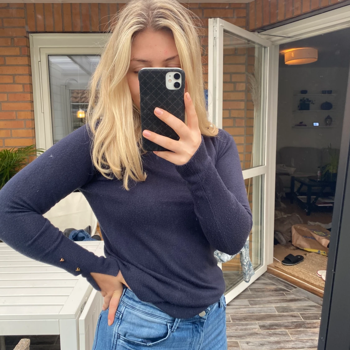 Mörkblå tröja från primark