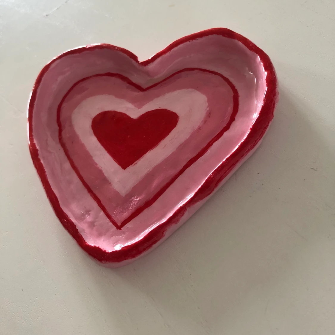 Hjärtformat lerfat 💗 - 91