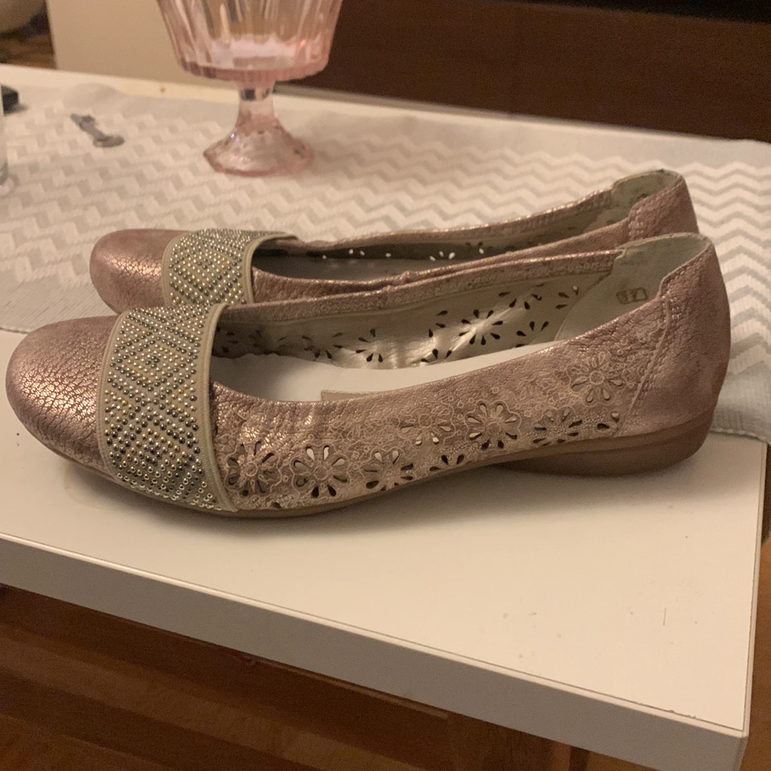 Rieker skor  ballerinaskor 37 guld - 90