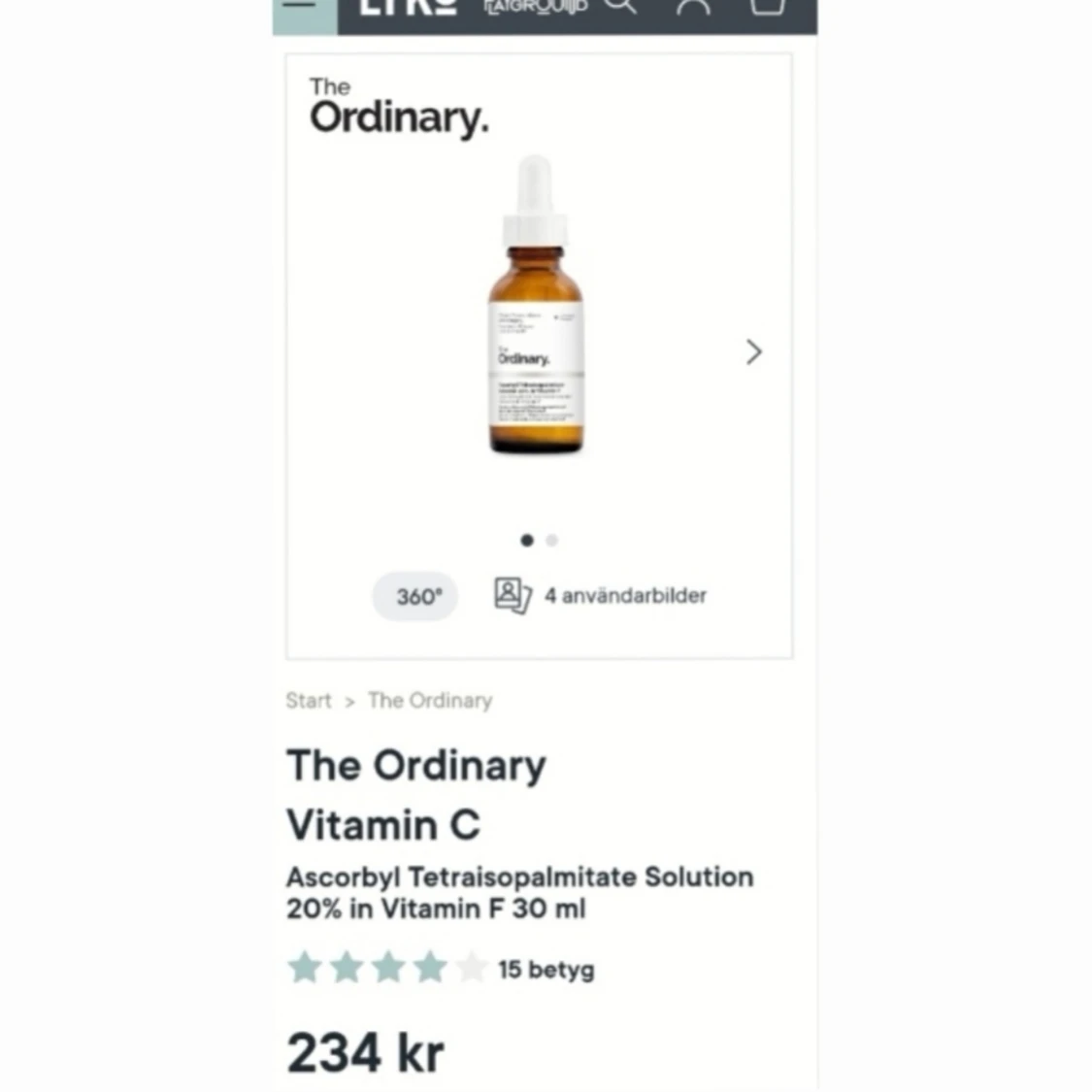 The Ordinary Vitamin C  - 90