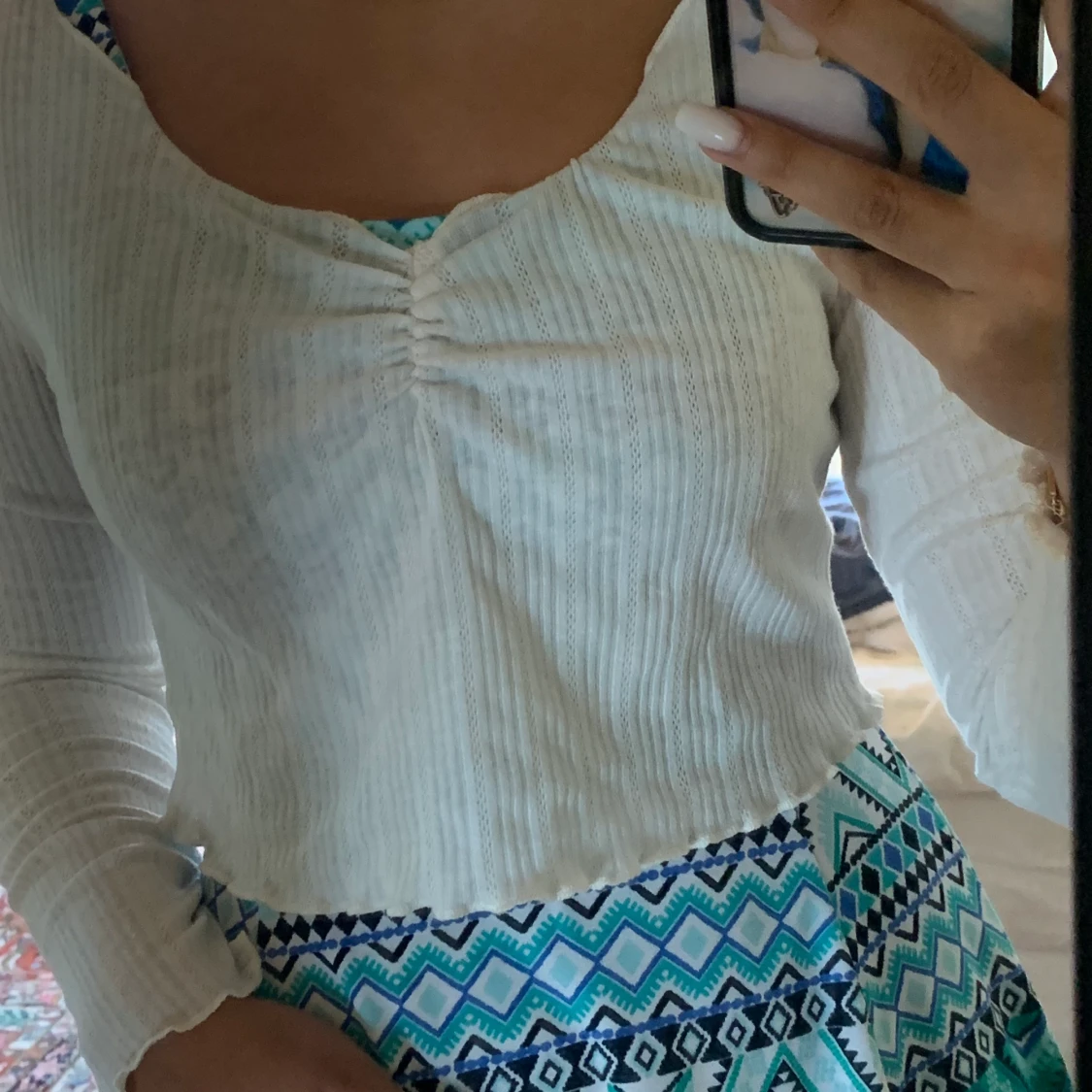 Fin tröja från shein vit 