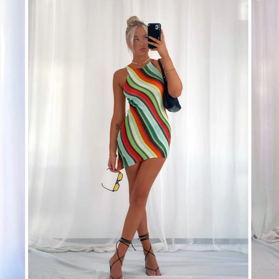 Snygg, söt, sexig 😻 Exklusiv stickad klänning - 91