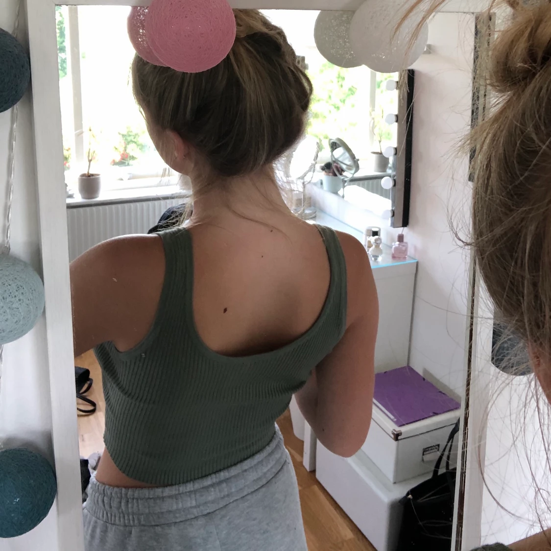 Grön sommar top  - 90