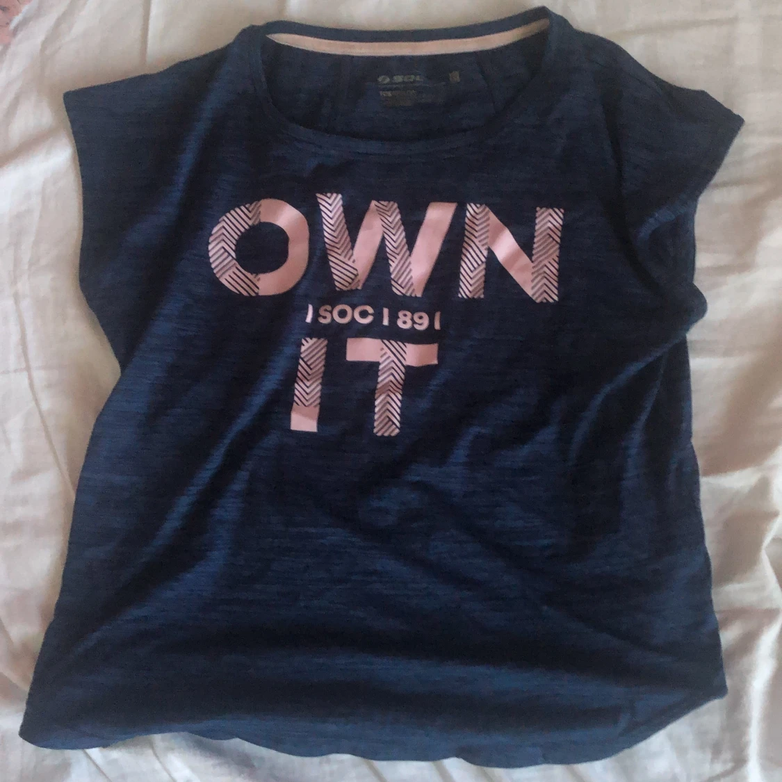 Träningst-shirt marinblå