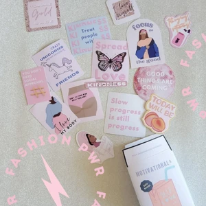 Stickers - Scratch-proof stickers. From Fashion PWR. Motivational collection.