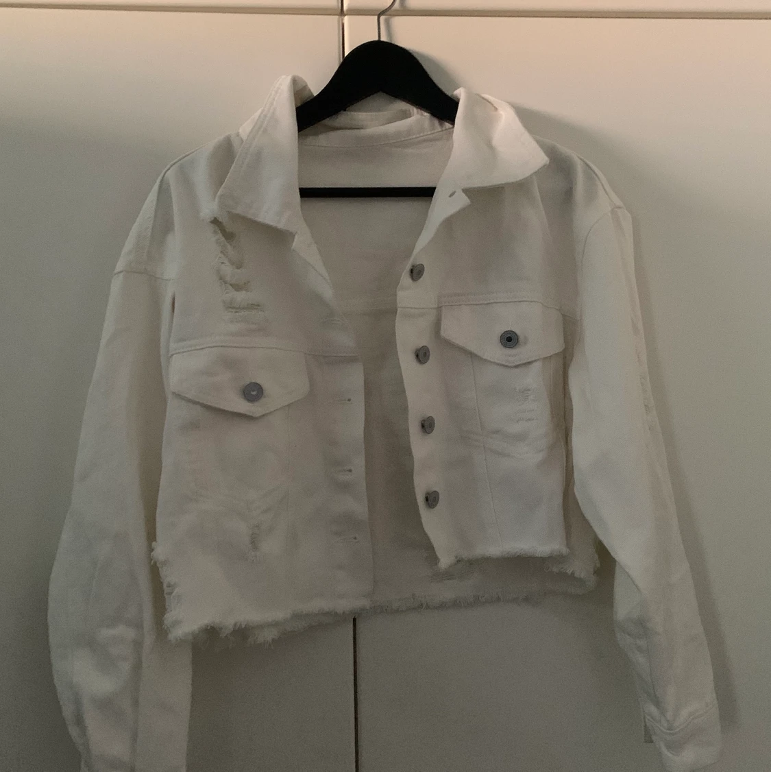 NY vit jeansjacka - 90