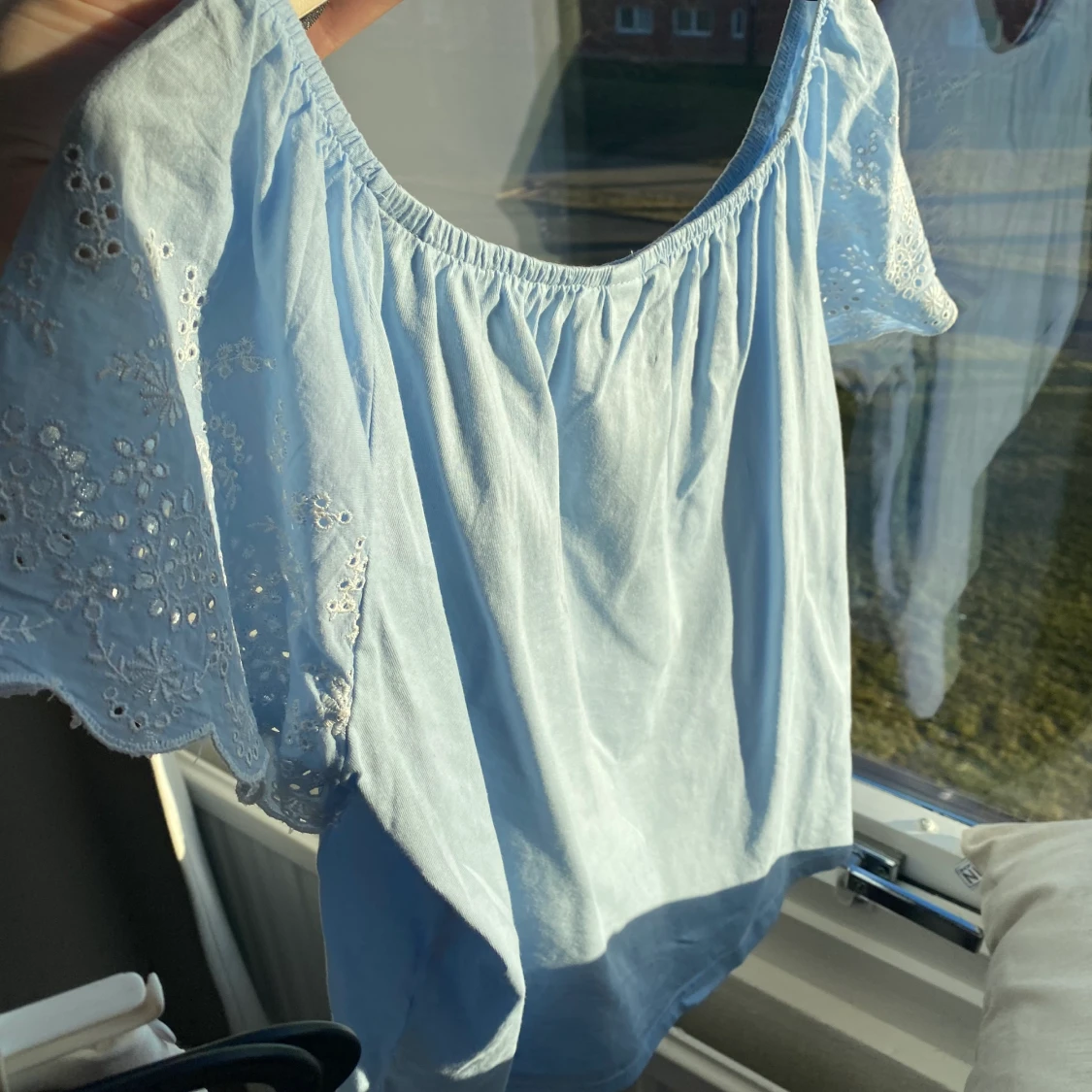 Blå topp från HM stl S