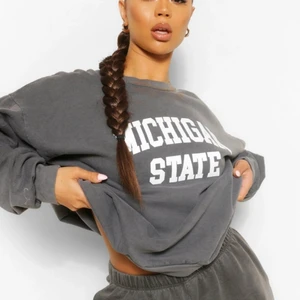 Sweatshirt - Grå sweatshirt i storlek S. Super fin och i nyskick, endast använd 3 gånger! Jätte skön och passar till allt! 