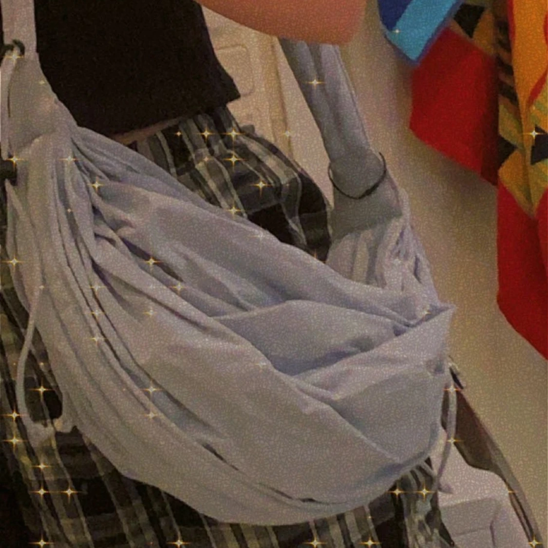 Blå väska från zara