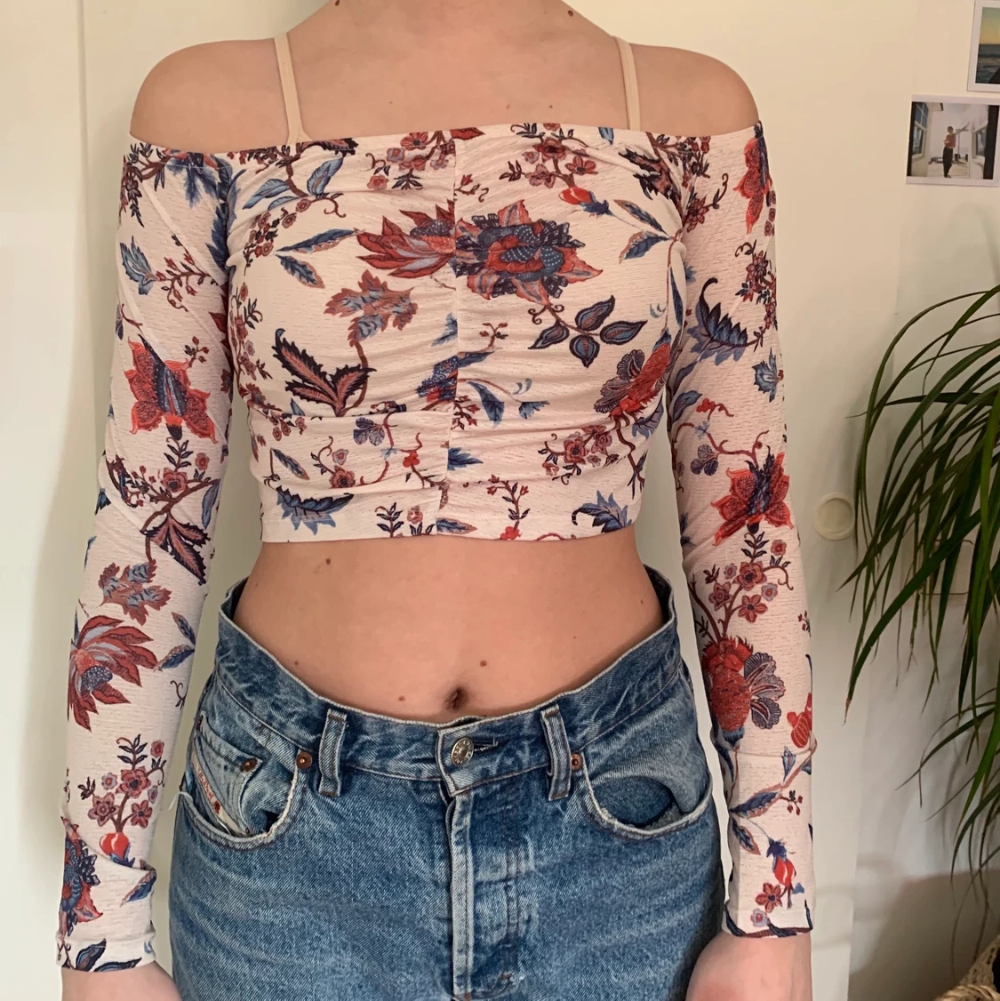 Blommig topp från Junkyard - 91