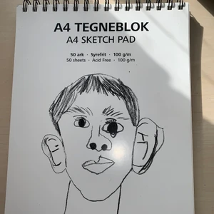A4 Sketch pad! - Ett teckningsblocn från TGR, ej använd! 50 sidor.