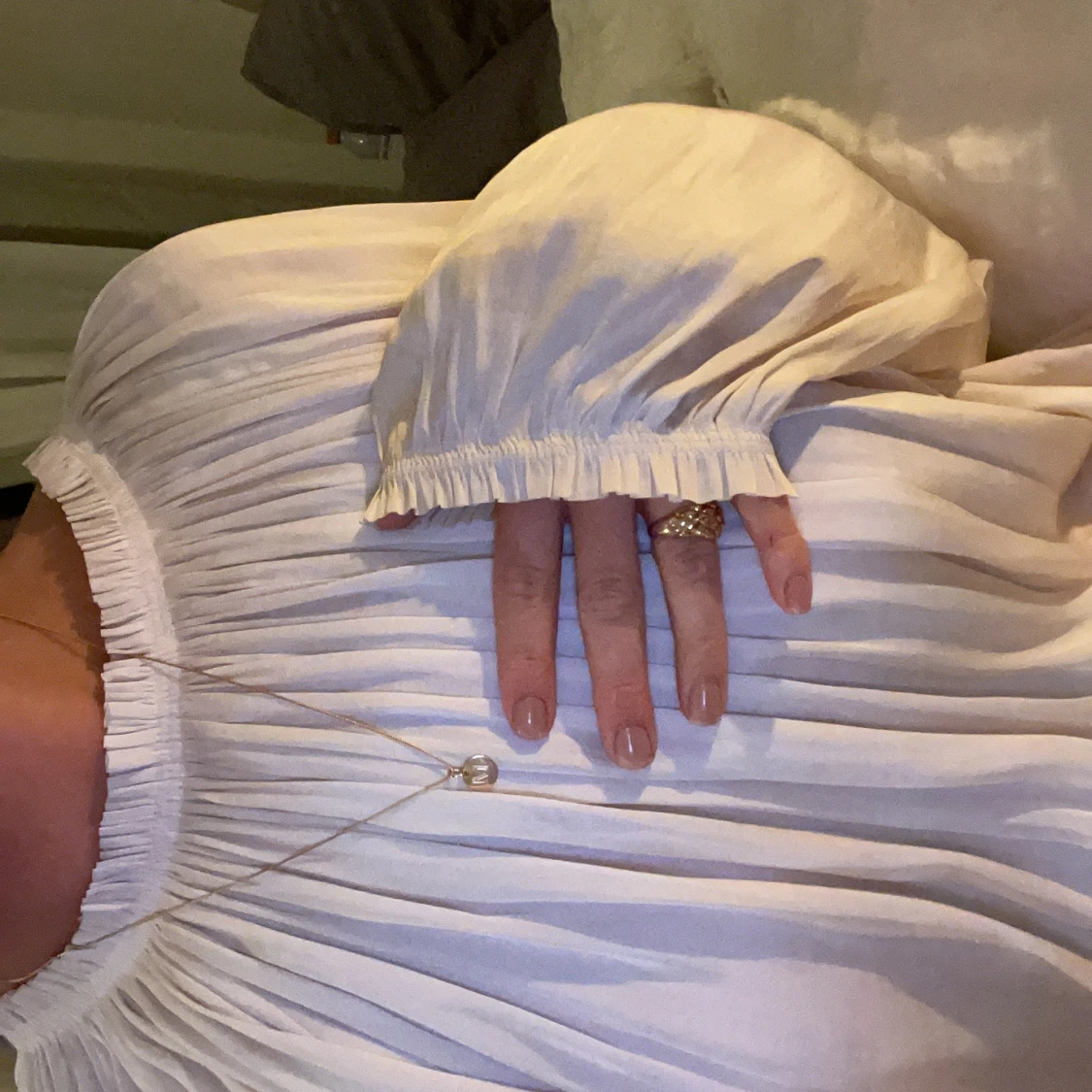 Rosa/beige blus - 91