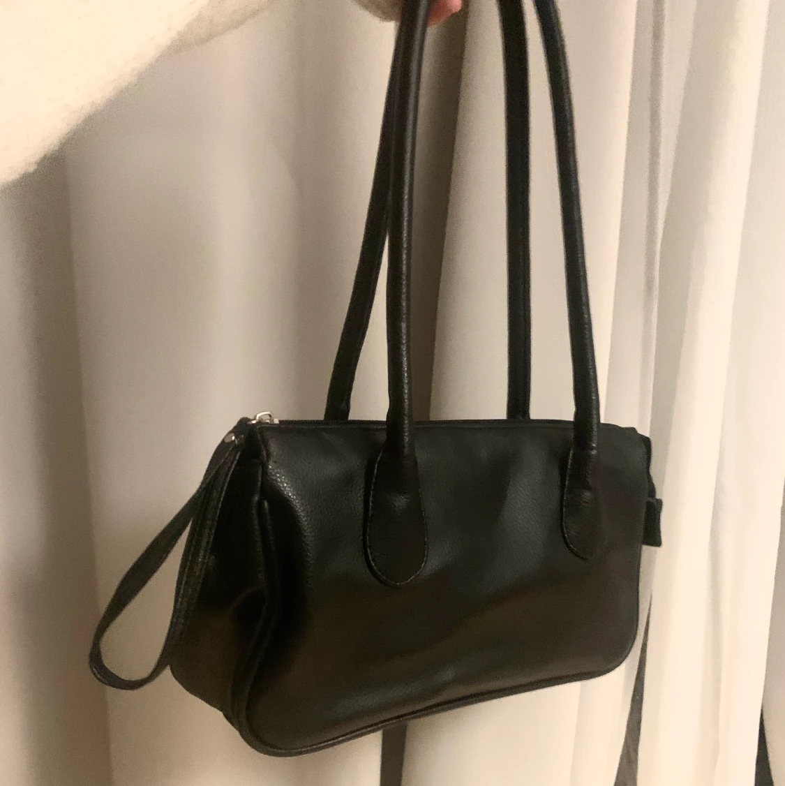 Snygg retro läderväska