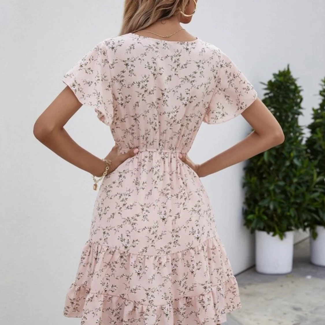 Rosa sommar klänning  - 90