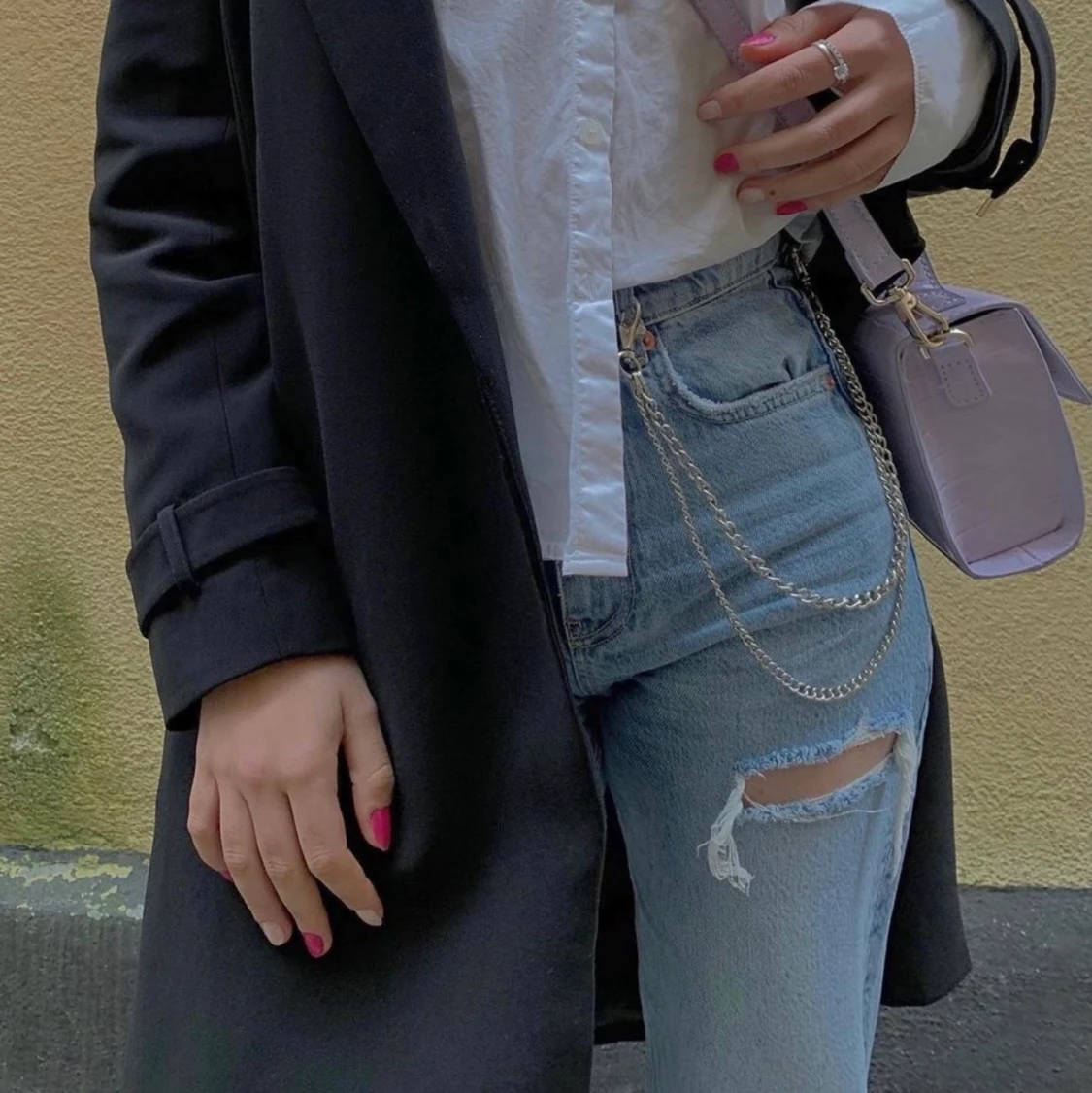 90’s high waisted jeans  - 91