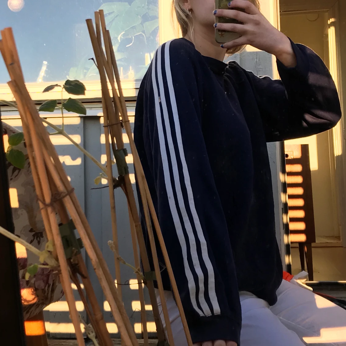 vintage adidas tröja - 90