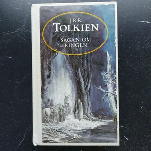 Sagan om ringen BUD - KOM MED BUD. Sagan om ringen första boken på svenska. Hardcover. Utgåva 1967 i mycket fint skick. 