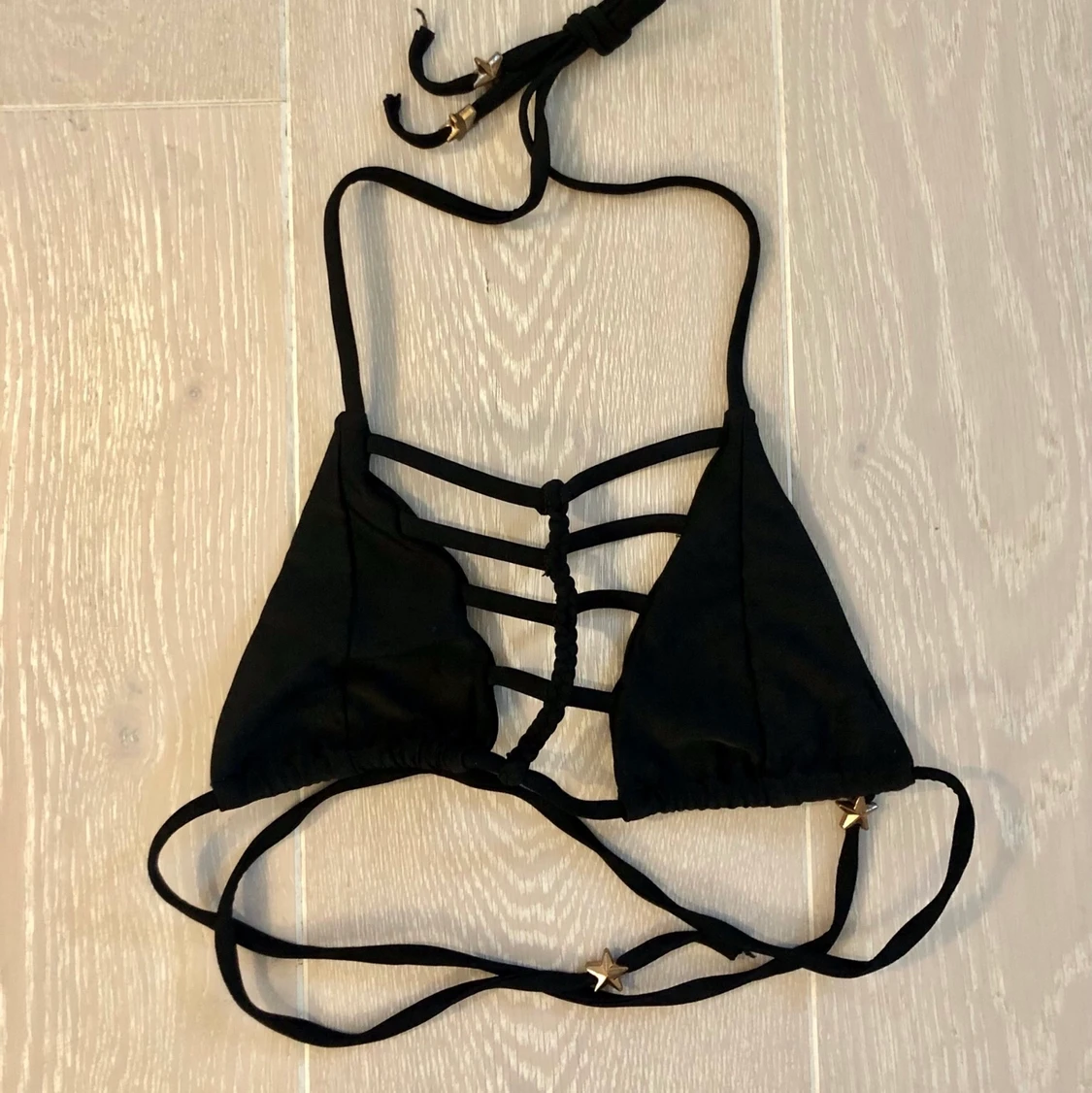 Svart bikinitopp XS - 90