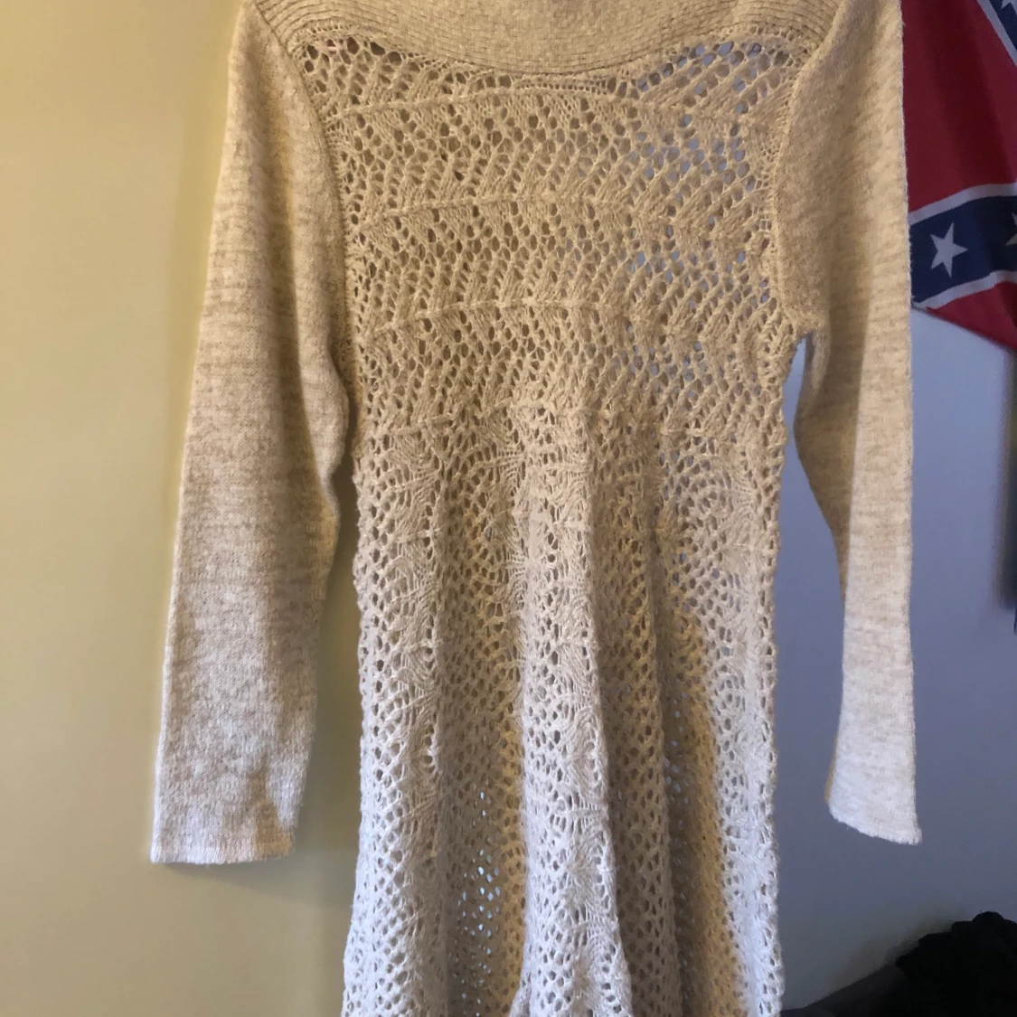 Mjuk stickad klänning 