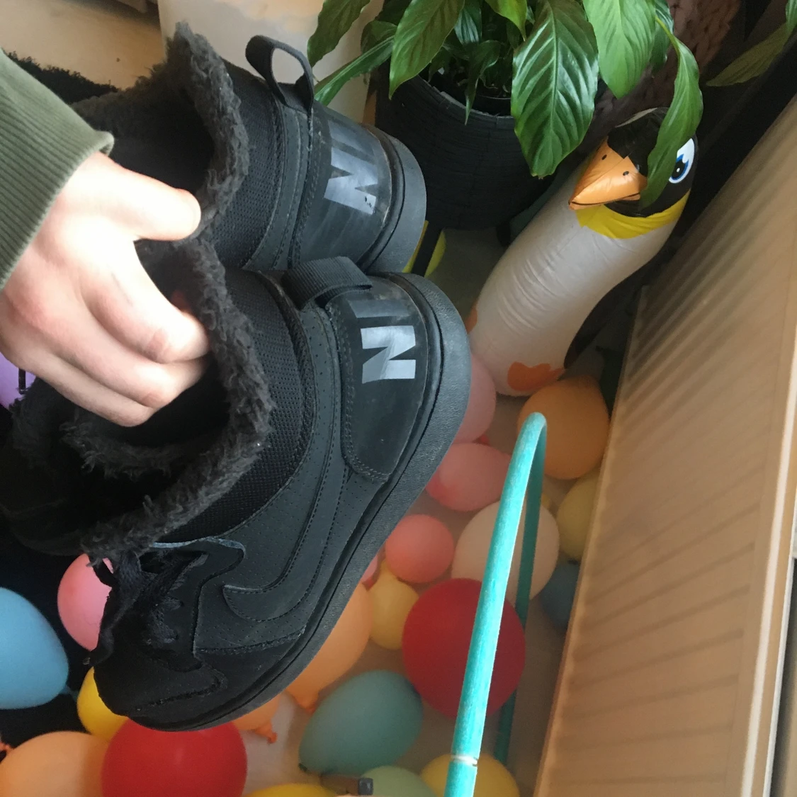 Svarta Snygga Nike Skor - 91