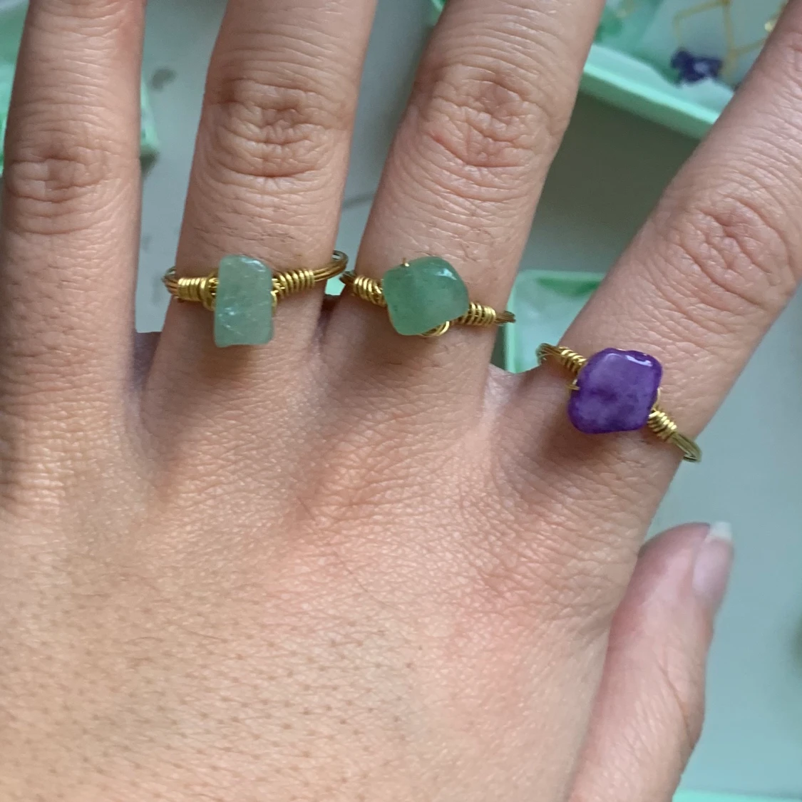 handgjorda ringar  - 90