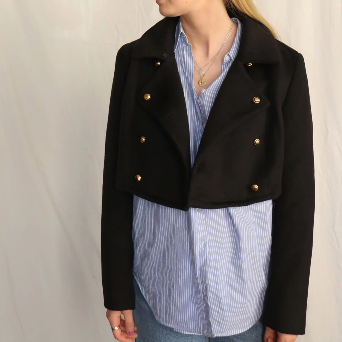 Gold button jacket - 91