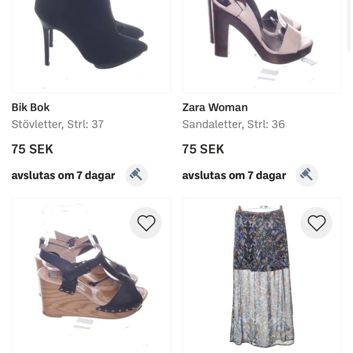 Mängder med kläder och skor!  - 90