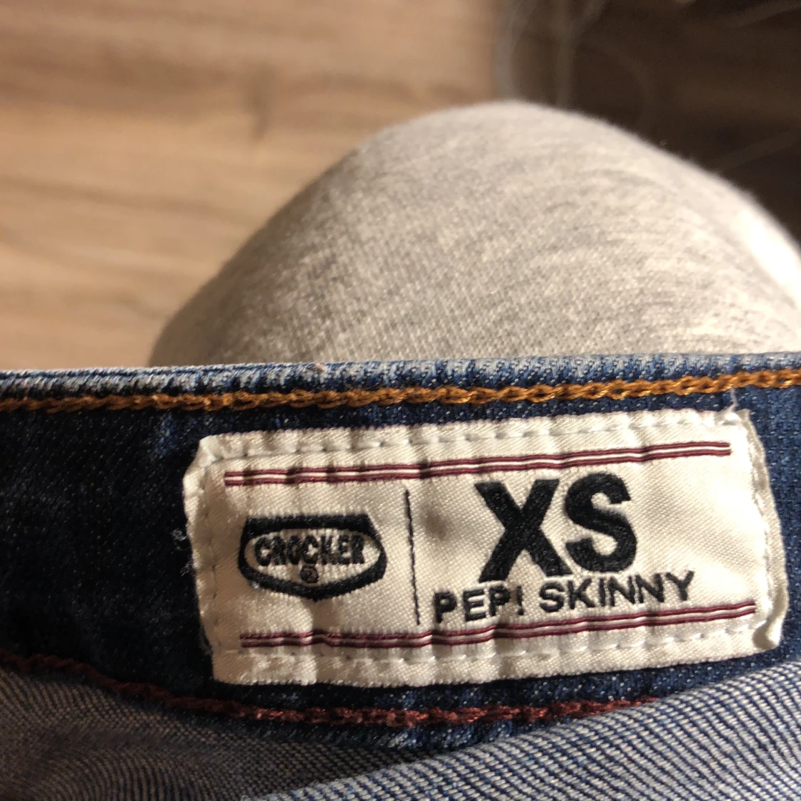 Blåa jeansshorts storlek xs - 91