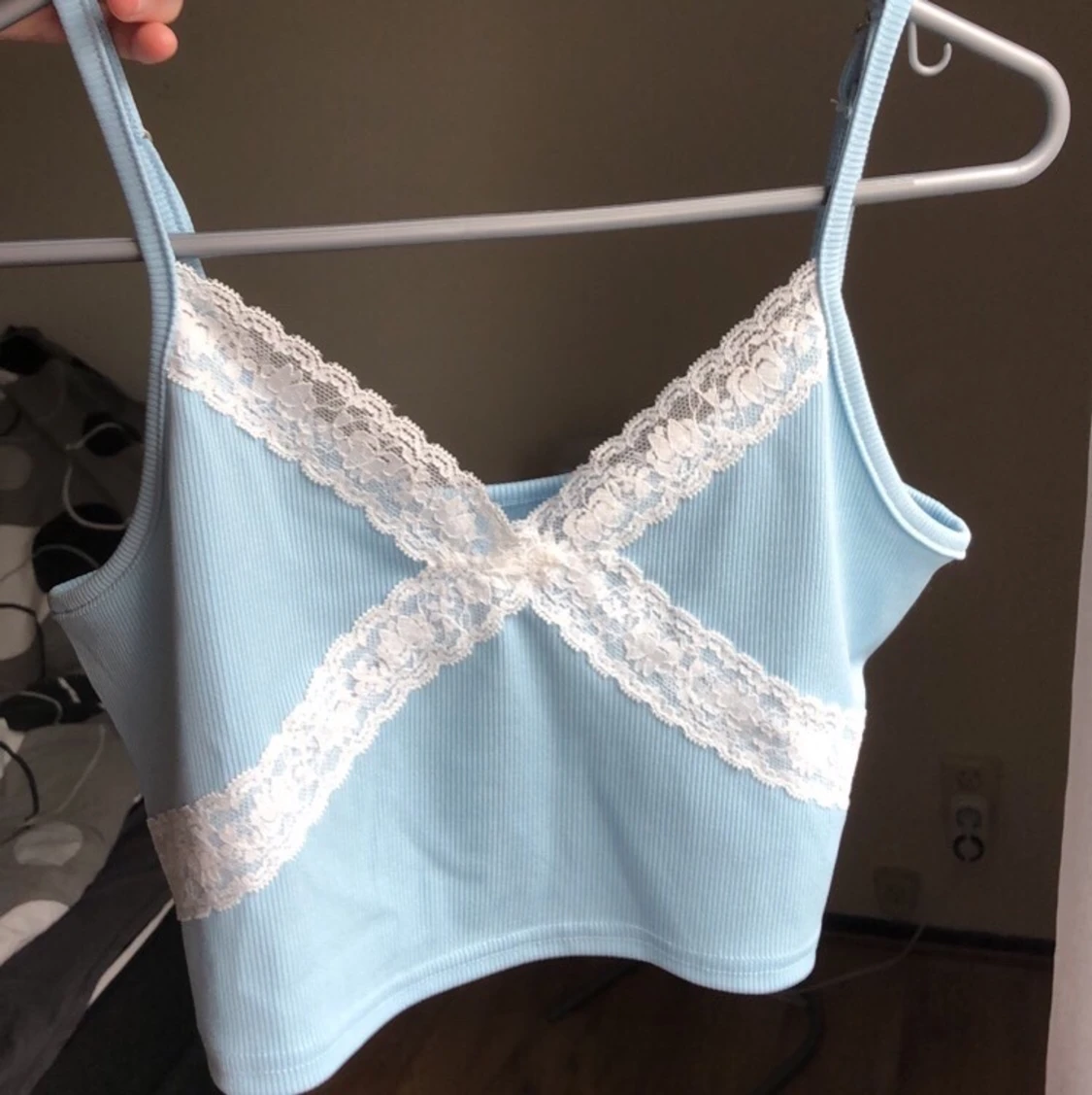 Ljusblått linne - 90