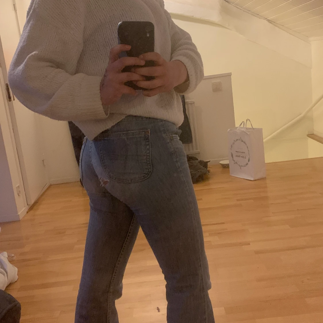  lågmidjade lee bootcut jeans - 90