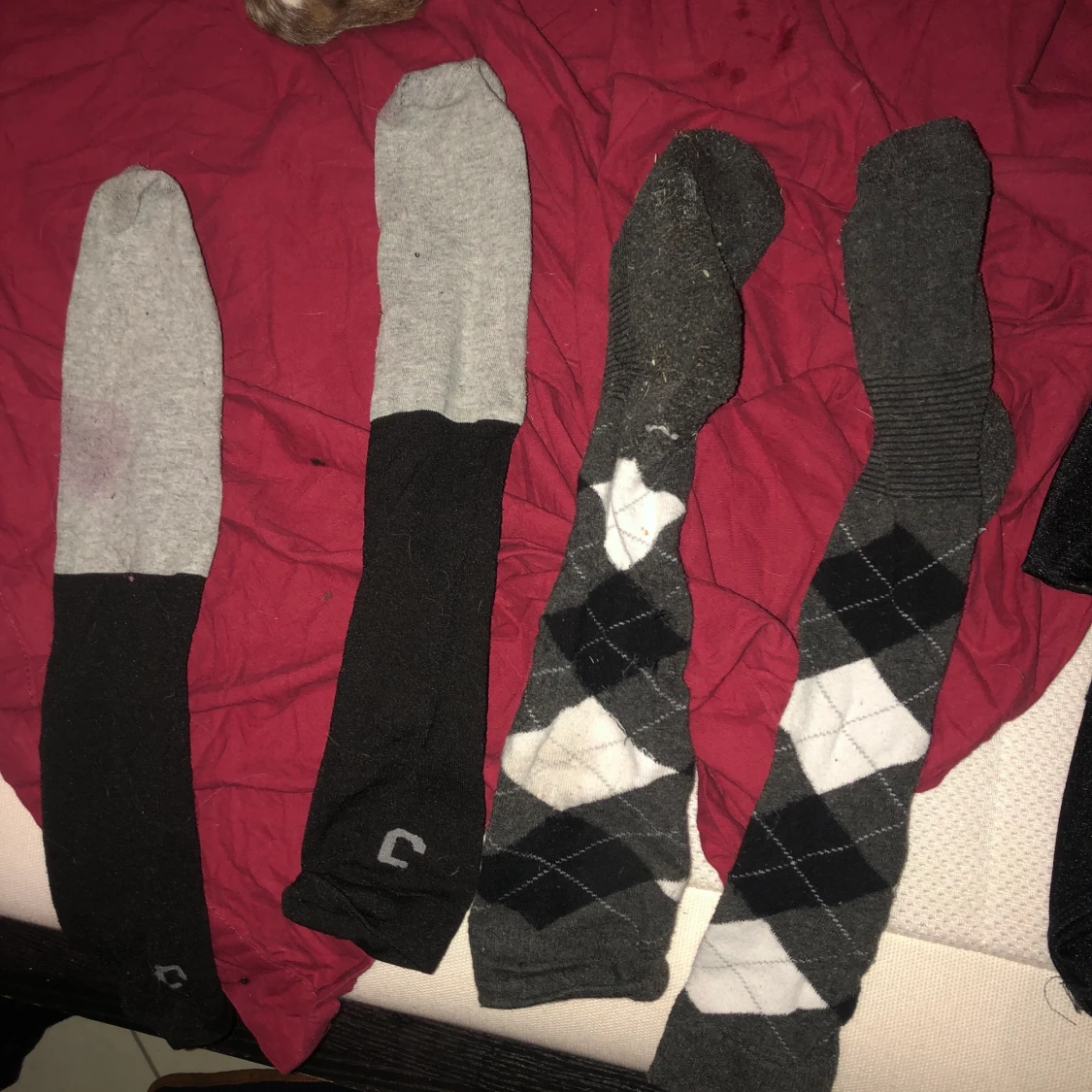 Oanvända strumpor 