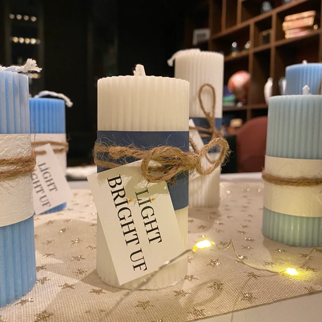 Ljus av återvunnet stearin - 91