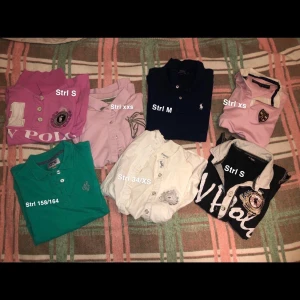 Märkes polo tröjor häst  - Olika märkes polotröjor (för ridfolket antar jag) Hv Polo, Ralph lauren, pikéur, crw, kingsland. 1 tröja för 99kr, alla för 600kr.  
