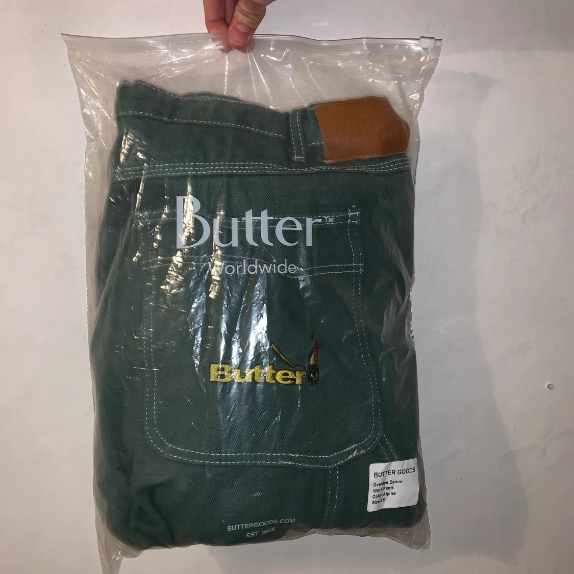 Baggy butter jeans