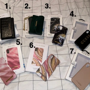 Ideal of sweden   - Skal från ideal of sweden och guess. Säljs pågrund av att jag fått en ny mobil. Kontakta för mer bilder. 1. Köpt för 499kr NYPRIS: 200kr 2. Köpt för 399kr inte använd endaste gång pris kan diskuteras. 3. 100kr. 4. 50kr. 5. 100kr. 6. 100kr. 7. 50kr :) 